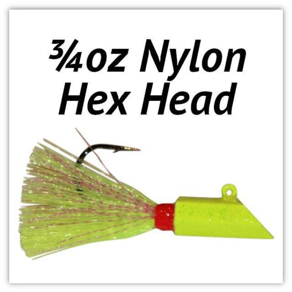 3/4oz Nylon Hex Head