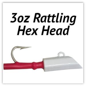 3oz Rattling Hex Head
