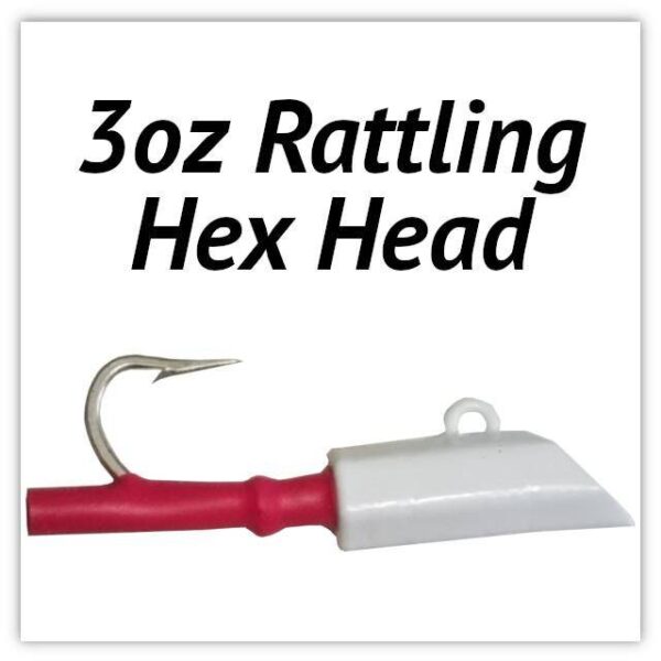 3oz Rattling Hex Head