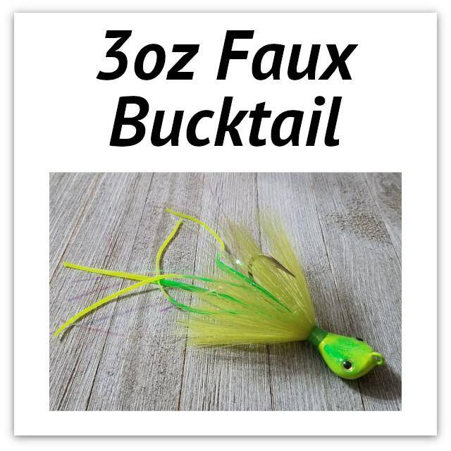Artificial Lead Head Luminous Feather Hook Bucktail Jigs Fishing