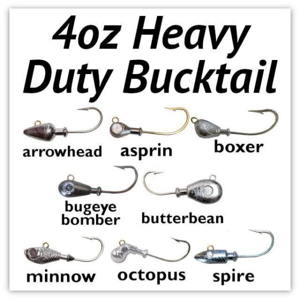 4oz Heavy Duty Bucktail