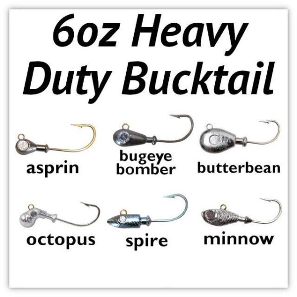 6oz Heavy Duty Bucktail