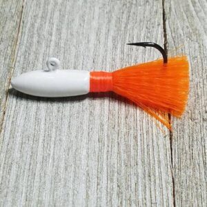 Pompano Jig white/orange/orange