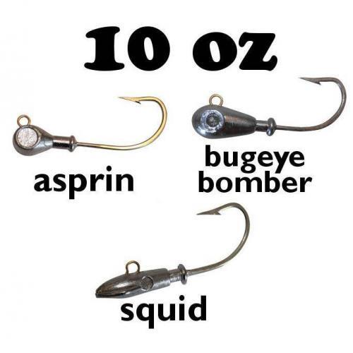 10oz Large Saltwater Jig Heads » C&B Custom Jigs LLC