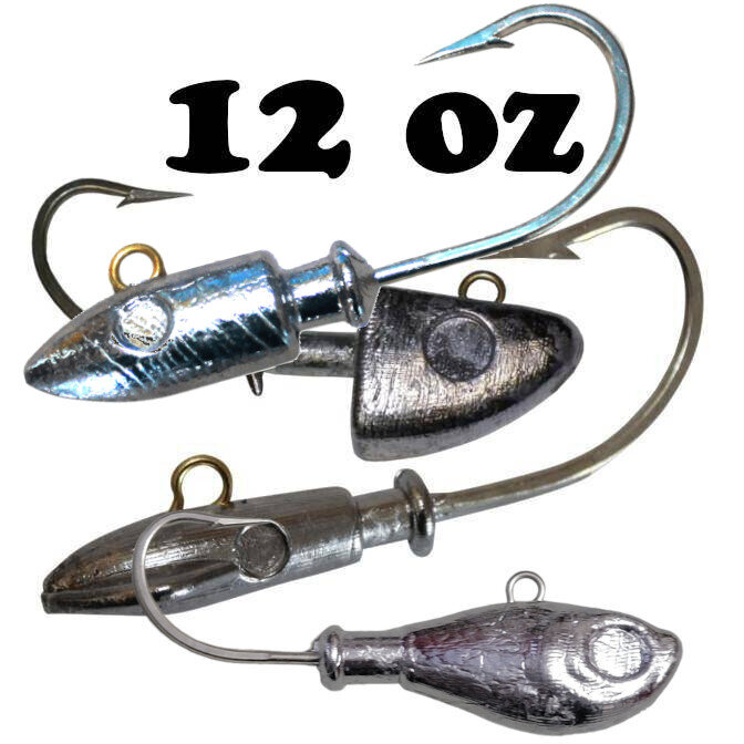 12oz Large Saltwater Jig Heads » C&B Custom Jigs