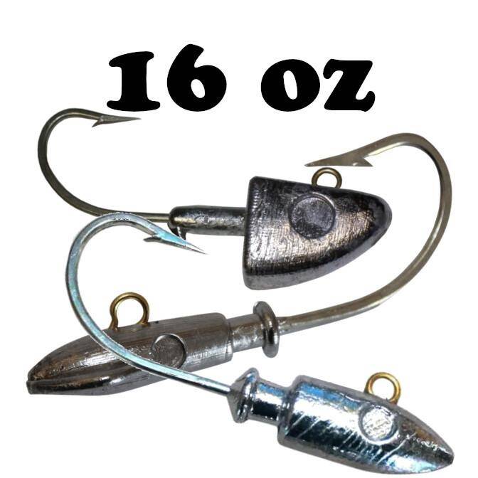 Weighted Hook Jig - Sz: 1/16, 1/8, 3/16, 1/4 oz. - Hk: 243 or 744