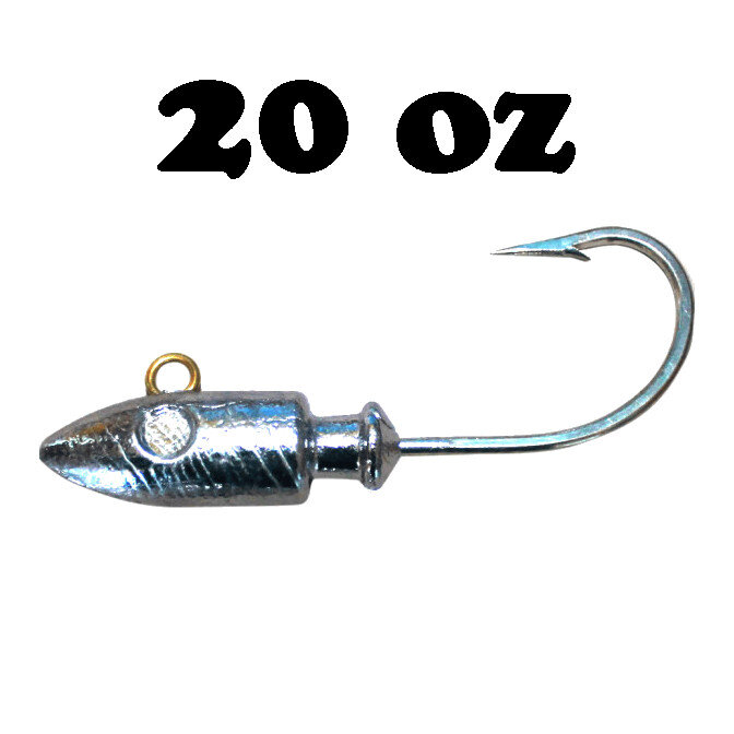 20oz Large Saltwater Jig Heads » C&B Custom Jigs