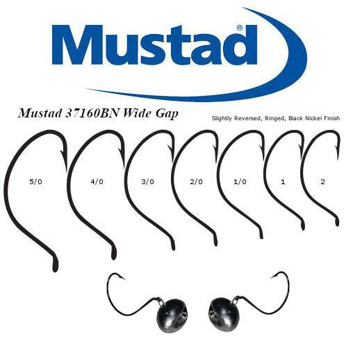 Mustad Wide Gap Swing Jig 37160 3pk » C&B Custom Jigs