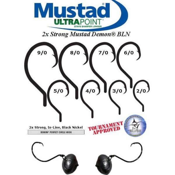Mustad 39933 2x Strong Circle Hooks