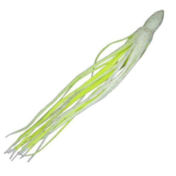 White Chartreuse Squid Skirt